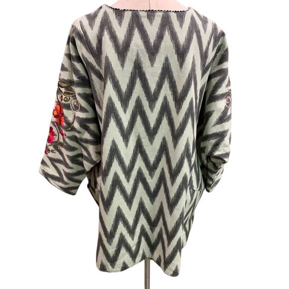 Size 2X Rara Avis by Iris Apfel Embroidered Jacket Womens Pockets - Picture 7 of 12